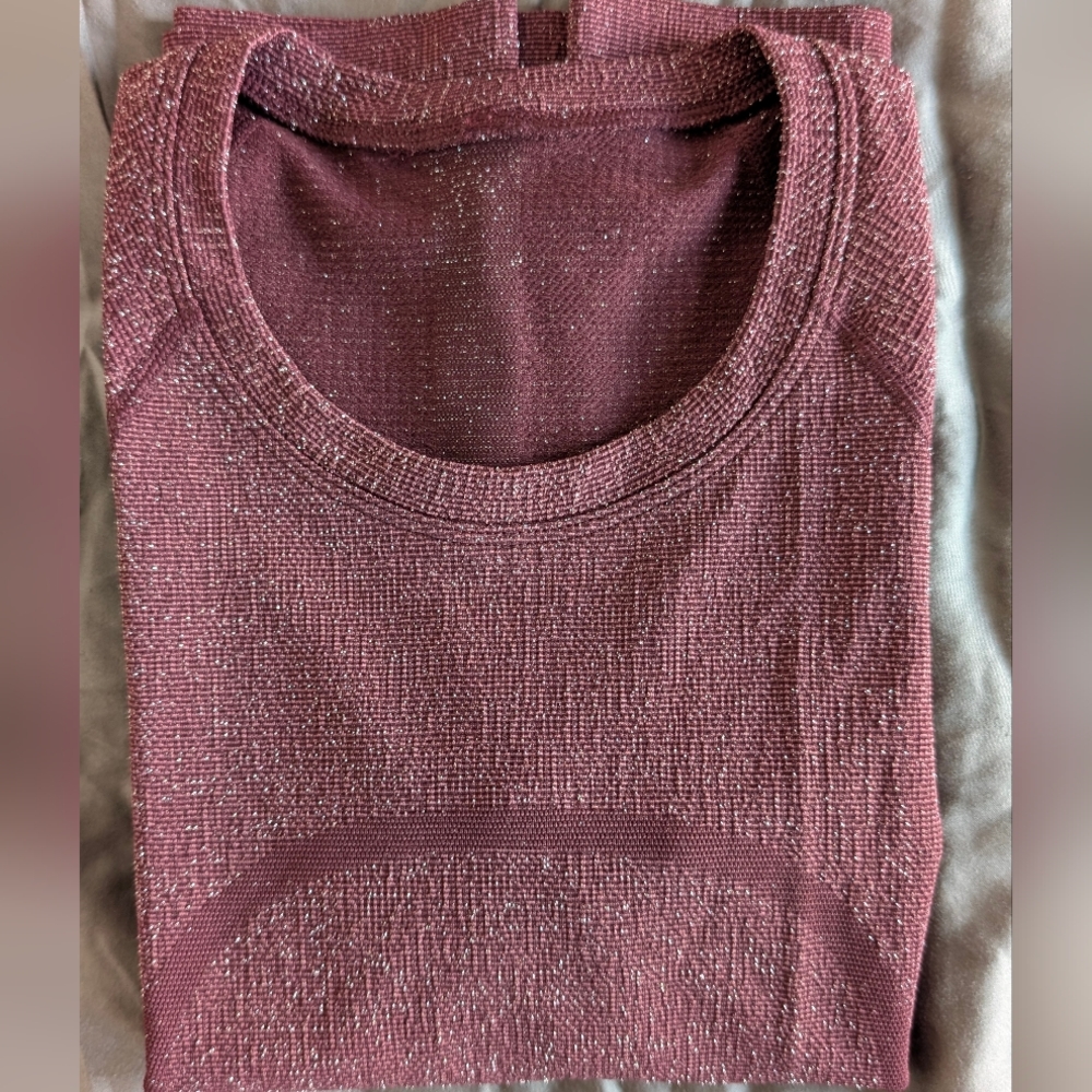 Swiftly Tech Long-Sleeve Shirt 2.0 Waist Length *Sparkle, Size 4 - Picture 7 of 7